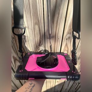 9th generation iPad case with strap. Great condition.